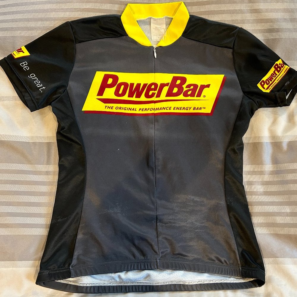 Classic Vintage Powerbar road bike bicycle jersey women's size medium